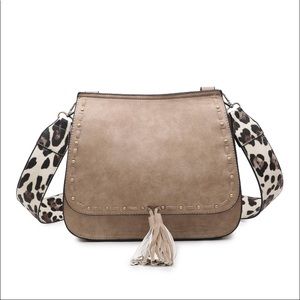Bailey Crossbody with Print Contrast Strap